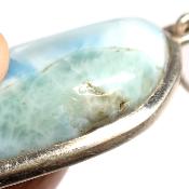 Larimar Pendentifs Argent (Lot de 4 pièces) 15745