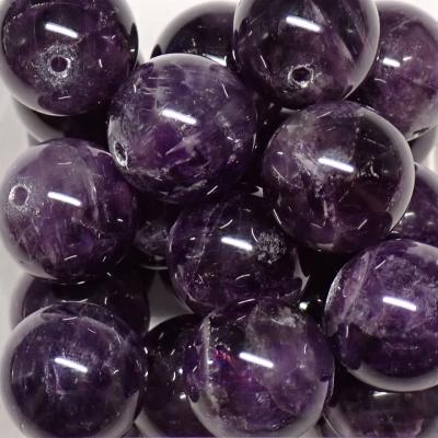 Améthyste - Fil de perles 14 mm (Lot de 25 perles)