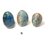 Apatite Bleue - Forme libre n°03 ( Lot de 3 pièces )