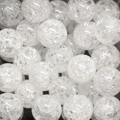 Cristal Crack - Fil de perles 10 mm (Lot de 40 perles)