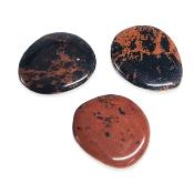 Obsidienne Acajou - mini pierre plate 