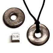 Obsidienne Argentée - Donut 3 cm Ø (Lot de 10 pièces)  
