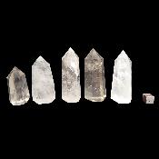 Cristal de roche - Pointe unique polie de Madagascar