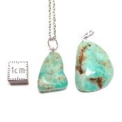 Chrysoprase - Pendentif pierre roulée (Lot de 10 pièces)