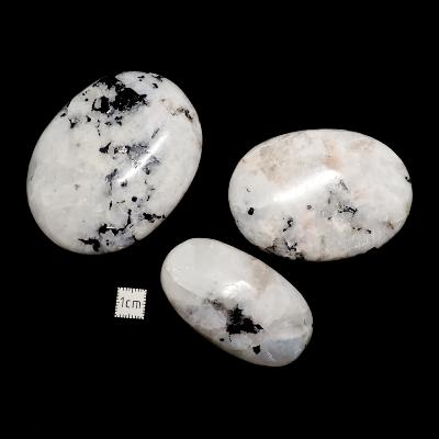 Pierre de Lune Bleutée- galet (Lot de 25 pièces ENVIRON)  