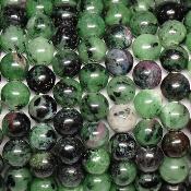 Rubis sur Zoisite - Bracelets Boules (Lot de 5 pièces)