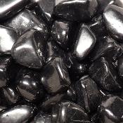 Shungite - pierre roulée moyenne (Lot de 500 grammes)