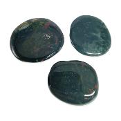 Jaspe Héliotrope - mini pierre plate 