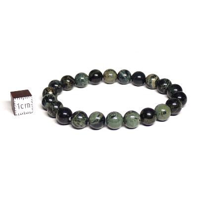Jaspe Kimbaba - Bracelet Boule 8 mm (Lot de 5 pièces)