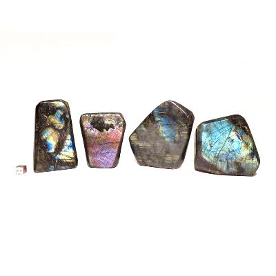 Labradorite "E" - Forme libre n°15 ( Lot de 4 pièces )