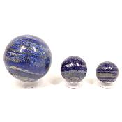 Lapis Lazuli - Sphère n°03 ( Lot de 3 pièces ) 