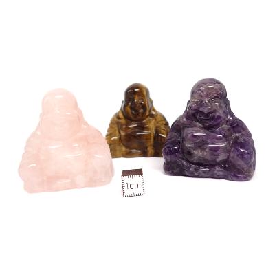 Bouddha - 3 figurines en pierre