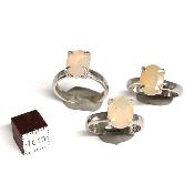 Opale d'Ethiopie Bague Réglable en Argent 15760 (Lot de 3 pièce)