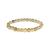 Citrine - Bracelet Boule 8 mm Qualité A (Lot de 5 pièces)