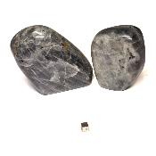 Labradorite "EE" - Forme libre n°29 ( Lot de 3 pièces )