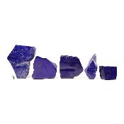 Lapis Lazuli - Forme libre n°03 ( Lot de 5 pièces ) 
