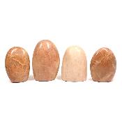 Pierre de Lune Orange - Forme libre n°02 (Lot de 4 pièces)