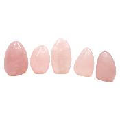 Quartz Rose - Forme libre n° 08 (Lot de 5 pièces)