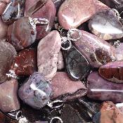 Sugilite - Pendentif pierre roulée (Lot de 10 pièces) 
