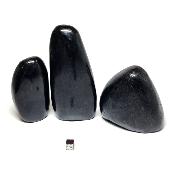 Tourmaline noire - Forme libre n°09 (Lot de 3 pièces)